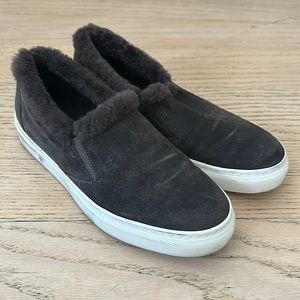MADE IN ITALY - M. Gemi The Cerchio Shearling Slip on Sneakers - Size 36.5